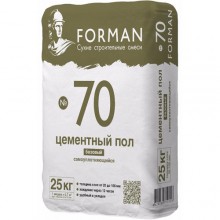 Цементный ровнитель для пола Forman №70 Цементный ровнитель для пола Forman №70