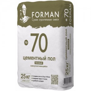 Цментный ровнитель дляпола Forman-70