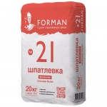 Шпатлевка гипсовая суперфинишная белая Forman №21