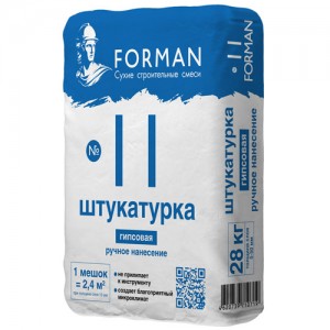 Гипсовая штукатурка FORMAN 11 для бетонных стен