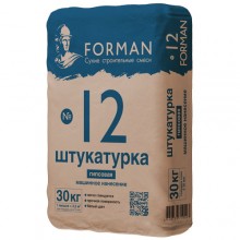 Штукаурка машинного нанесения FORMAN №12