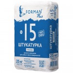 Гипсовая штукаурка дял внутренних работ FORMAN №15