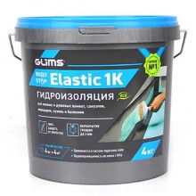 Гидроизоляция готовая GLIMS ВодоSTOP Elastic 1K, 14 кг