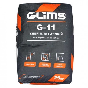 GLIMS G-11 плиточный клей, 25 кг