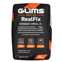 Плиточный клей ГЛИМС RealFix, 25 кг
