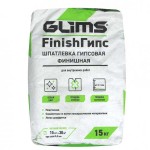 Шпатлевка гипсовая ГЛИМС FINISH-GIPS, 15 кг