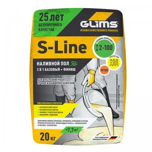 GLIMS S-Line наливной пол, 20 кг