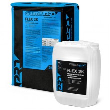 Гидроизоляция двухкомпонентная GLIMS PRO WP Flex 2K, (25 + 9,5) кг
