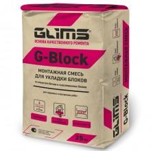 Клей для блоков GLIMS G-BLOCK, 25 кг Клей для блоков GLIMS G-BLOCK, 25 кг
