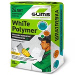 Шпатлевка полимерная финишная GLIMS WhitePolymer, 20 кг