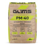 Штукатурка гипсовая GLIMS PM-40, 30 кг