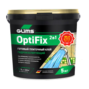 GLIMS OptiFix клей плиточный готовый, 5 кг