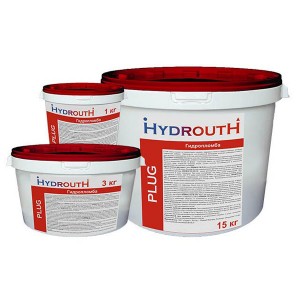 Гидроизоляция HYDROUTH PLUG, 1/3/15 кг