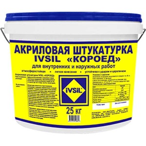 IVSIL Акриловая Органик Короед готовая декоративная штукатурка, 25 кг