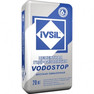 IVSIL Vodostop гидроизоляция обмазочная, 20 кг