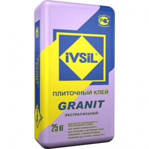 IVSIL GRANIT плиточный клей для натурального камня, 25 кг