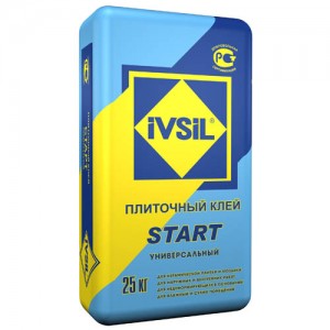 Плиточный клей IVSIL START, 25 кг