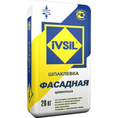 IVSIL Фасадная шпаклевка , 20 кг IVSIL Фасадная шпаклевка , 20 кг