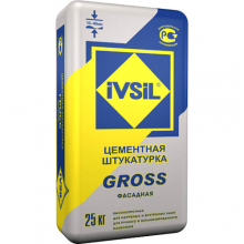 Фасадная цементная штукатурка IVSIL GROSS Фасадная цементная штукатурка IVSIL GROSS