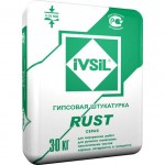 Гипсовая штукатурка IVSIL RUST (серая), 30 кг