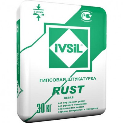 IVSIL RUST гипсовая штукатурка, 30 кг IVSIL RUST гипсовая штукатурка, 30 кг