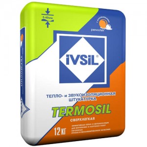 IVSIL TERMOSIL штукатурка теплоизоляционная фасадная 