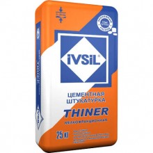 Фасадная штукатурка IVSIL THINER, 25 кг Фасадная штукатурка IVSIL THINER, 25 кг