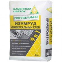 Плиточный клей Каменный цветок ИЗУМРУД, 25 кг Плиточный клей Каменный цветок ИЗУМРУД, 25 кг