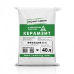 Керамзит в мешках фр. 0-5 мм, 40 л