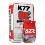 Эластичный клей для плитки и керамогранита SuperFlex K77