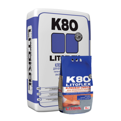 LitoFlex K80 - клей для плитки для натурального камня LitoFlex K80 - клей для плитки для натурального камня