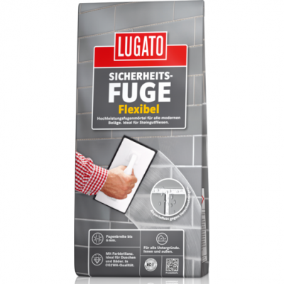 Эластичная затирка для швов LUGATO SicherheitsFuge (Серая) Flexibel Grau Эластичная затирка для швов LUGATO SicherheitsFuge (Серая) Flexibel Grau