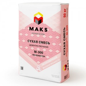 Пескобетон М300 MAKS, 50 кг