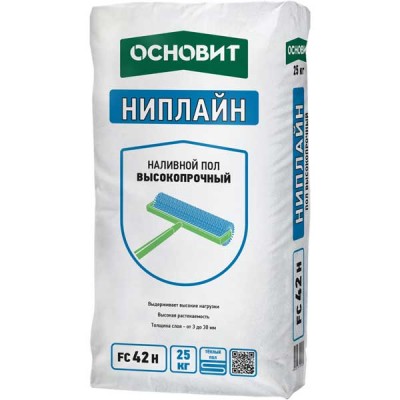 ОСНОВИТ НИПЛАЙН FC42 наливной пол высокопрочный, 25 кг ОСНОВИТ НИПЛАЙН FC42 наливной пол высокопрочный, 25 кг
