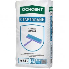 Стяжка пола легкая ОСНОВИТ СТАРТОЛАЙН FC43 L, 25 кг Стяжка пола легкая ОСНОВИТ СТАРТОЛАЙН FC43 L, 25 кг