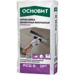 Шпатлевка цементная финишная ОСНОВИТ ГРЕЙСИЛК PC31 G, 20 кг