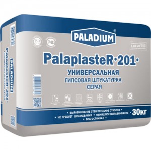 Paladium PalaPlaster-201 (Серая) штукатурка гипсовая с микро-фиброволокном