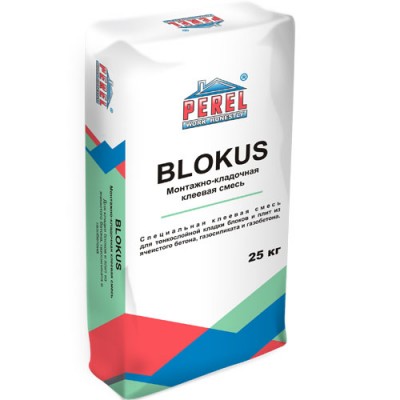 PEREL BLOKUS клей для пеноблоков, 25 кг PEREL BLOKUS клей для пеноблоков, 25 кг