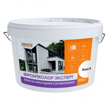 Краска фасадная силиконовая Perfekta Фронтколор Эксперт база B, 15 кг Краска фасадная силиконовая Perfekta Фронтколор Эксперт база B, 15 кг
