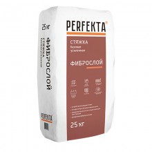 Цементная стяжка пола Perfekta Фиброслой, 25 кг Цементная стяжка пола Perfekta Фиброслой, 25 кг