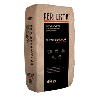 Штукатурка фасадная Perfekta Выравнивающая, 40 кг Штукатурка фасадная Perfekta Выравнивающая, 40 кг