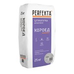 Штукатурка декоративная Perfekta Короед (серый), 25 кг