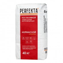 Наливной пол Perfekta Нормаслой, 40 кг Наливной пол Perfekta Нормаслой, 40 кг