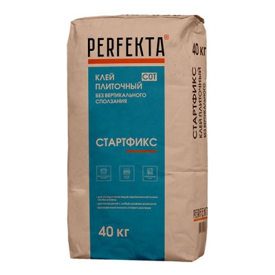 Клей плиточный Perfekta Стартфикс, 40 кг Клей плиточный Perfekta Стартфикс, 40 кг