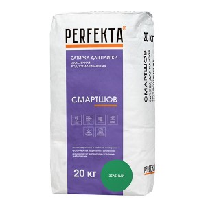 Затирка Perfekta СМАРТШОВ (Зеленый) для швов плитки , 20 кг