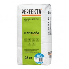 Шпатлевка фасадная Perfekta Старт Глайд (Зимняя серия) цементная, 25 кг