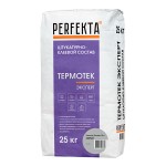 Штукатурно-клеевой состав Perfekta Термотек Эксперт серый, 25 кг