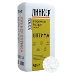 Кладочный раствор для кирпича Perfekta ЛИНКЕР ОПТИМА (супер-белый), 50 кг