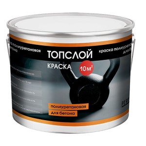 Perfekta Топслой Краска полиуретановая для бетона, 3 кг