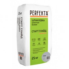 Шпаклевка цементная базовая Perfekta Старт Глайд (Серый), 25 кг